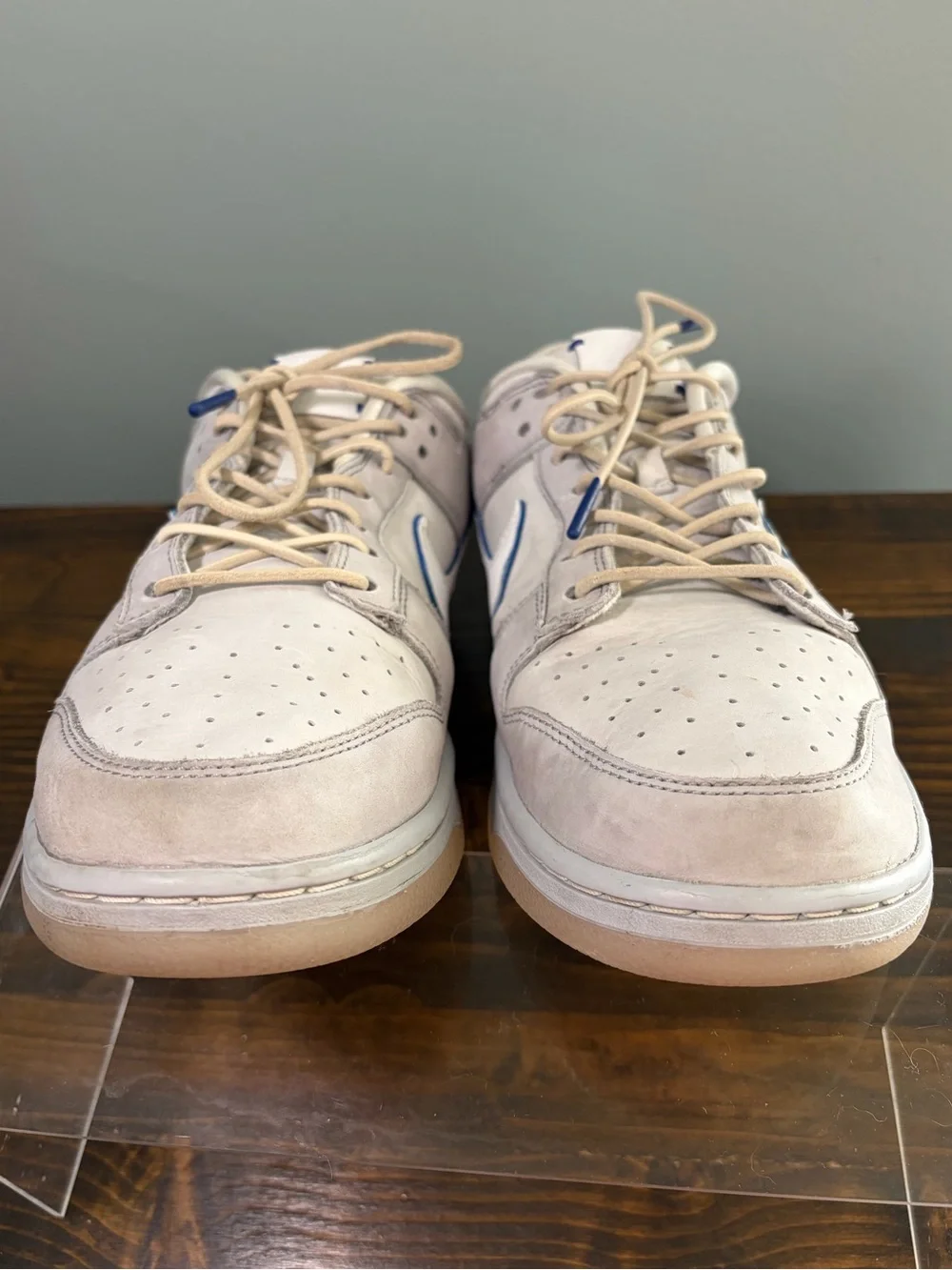 Nike Dunk Low Wolf Grey Pure Platinum Men’s Sneakers, Size 13